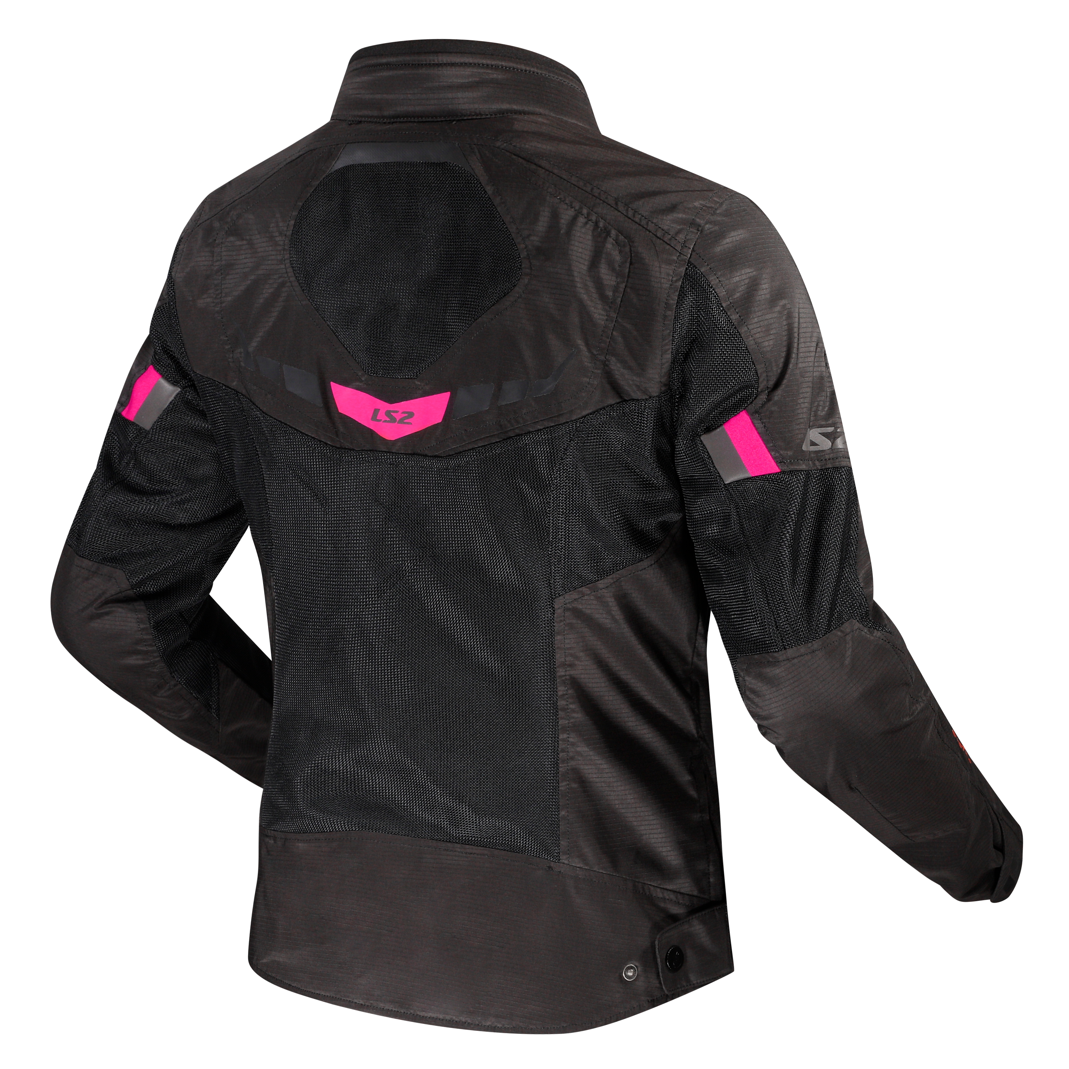 LS2 GARDA AIR LADY JACKET BLACK PINK1